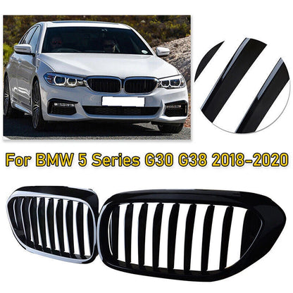 Glossy Black Front Grille for BMW 5 Series G30 G31 530i 540i (2018-Present)