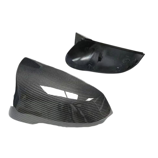1 Pair Rear View Mirror Cover for BMW X1 U11 U12 (2023-2024) Carbon Fiber