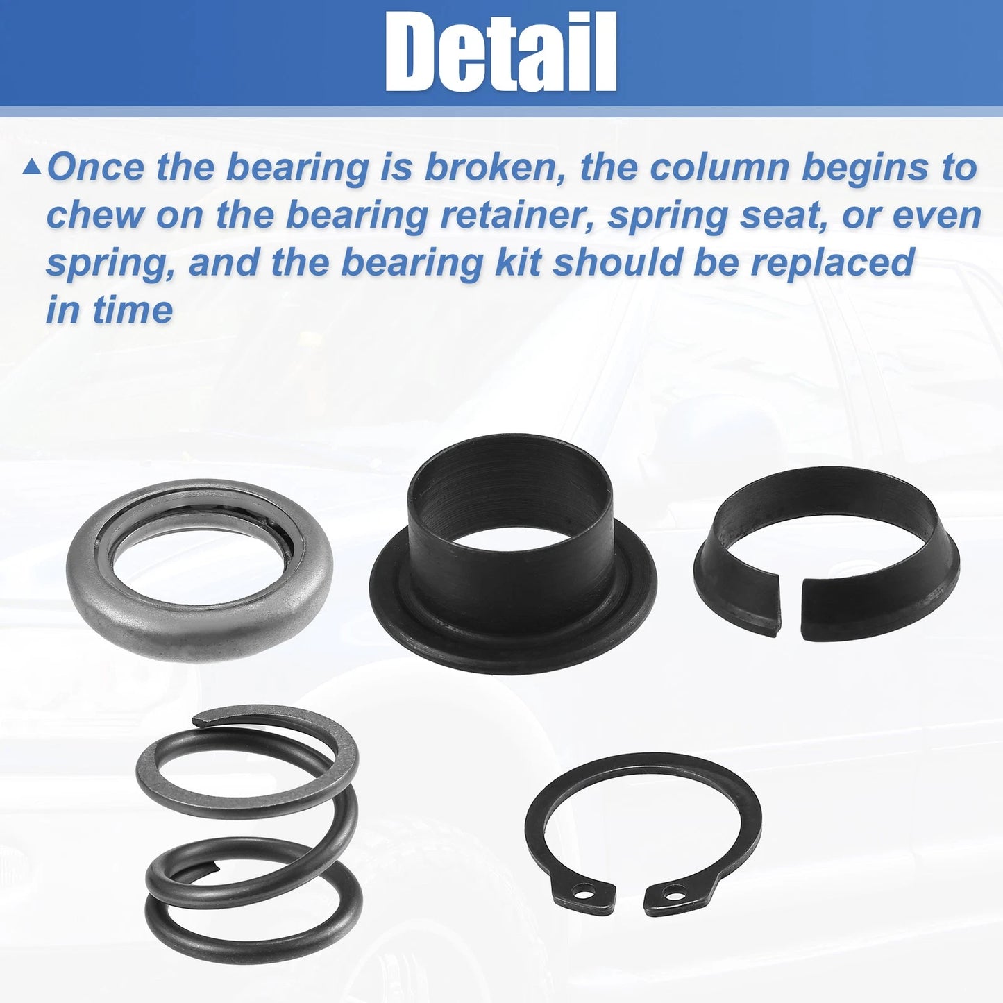 Steering Column Upper Bearing Kit for Ford, Mercury, Lincoln (1990-1997)