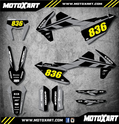MONO Custom Graphics Kit Decals Stickers for KTM EXC (2017-2019)