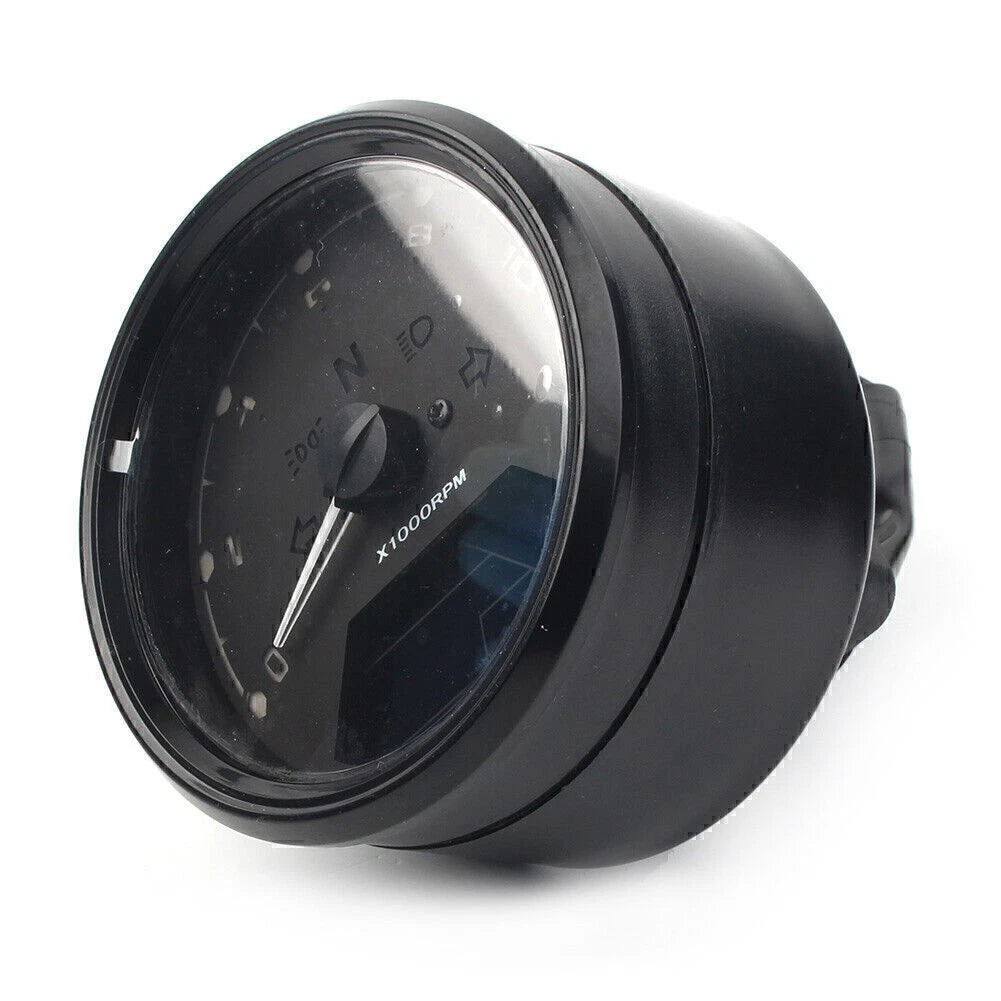 LCD Digital Motorcycle Odometer Speedometer Tachometer Gauge for Universal Models