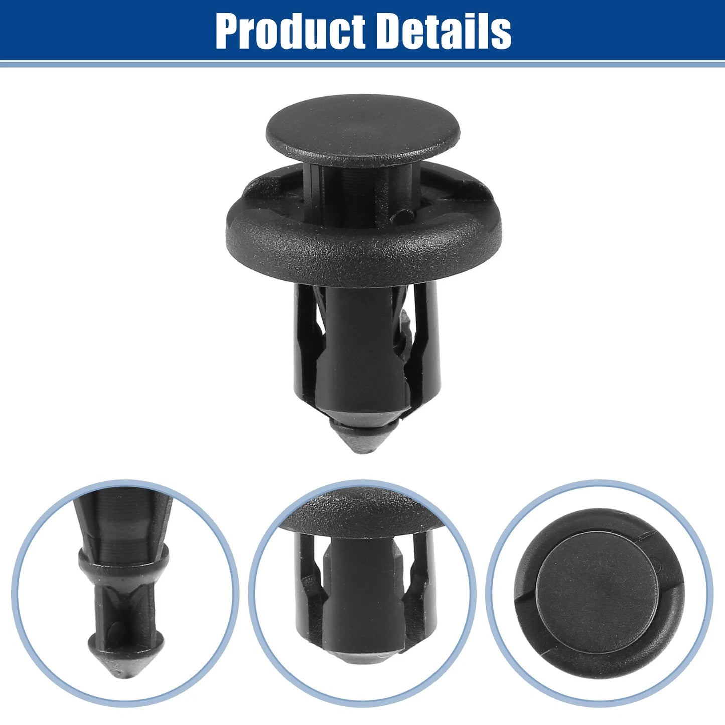 80 Pcs Car Bumper Retainers Clips for Honda (No. 91503SZ3003)
