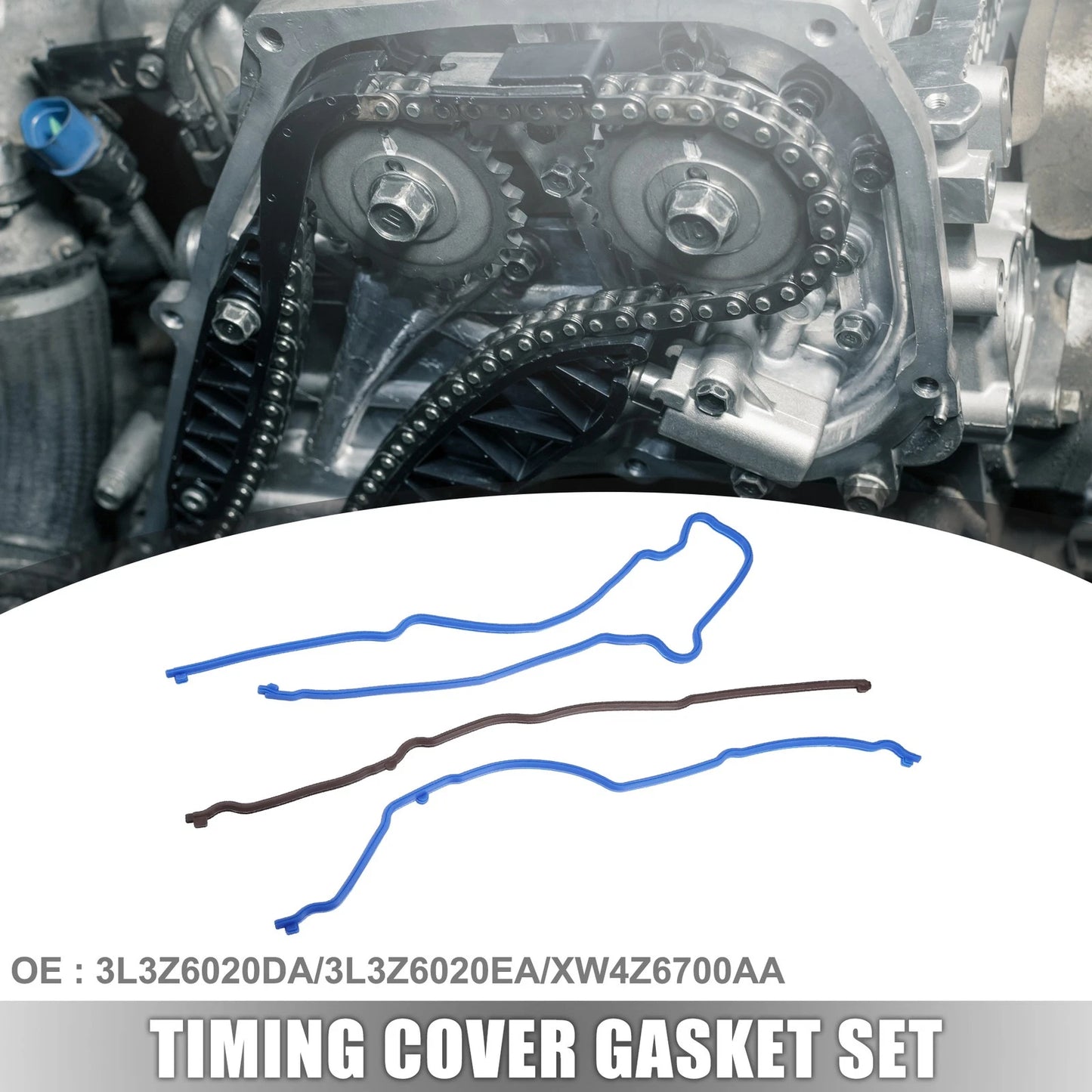 Timing Cover Gasket Set for Ford Expedition F150 F250 F350 (2003-2006)