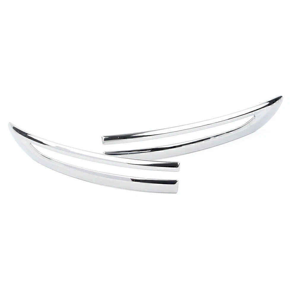 ABS Chrome Rear View Mirror Stripe Covers for Nissan Kicks (2017-2019)