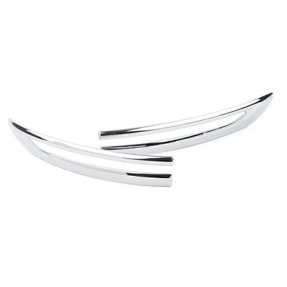 ABS Chrome Rear View Mirror Stripe Covers for Nissan Kicks (2017-2019)