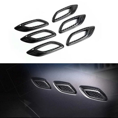 Carbon Fiber Side Body Air Fender Vent Cover Trim For Maserati Levante 2016-23