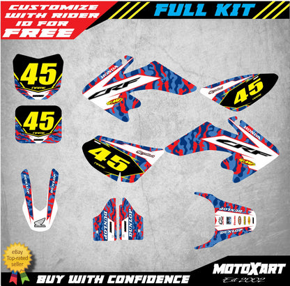 Custom Decal Kit HAWK STYLE for Honda CRF 50 (2004-2021) Stickers Graphics