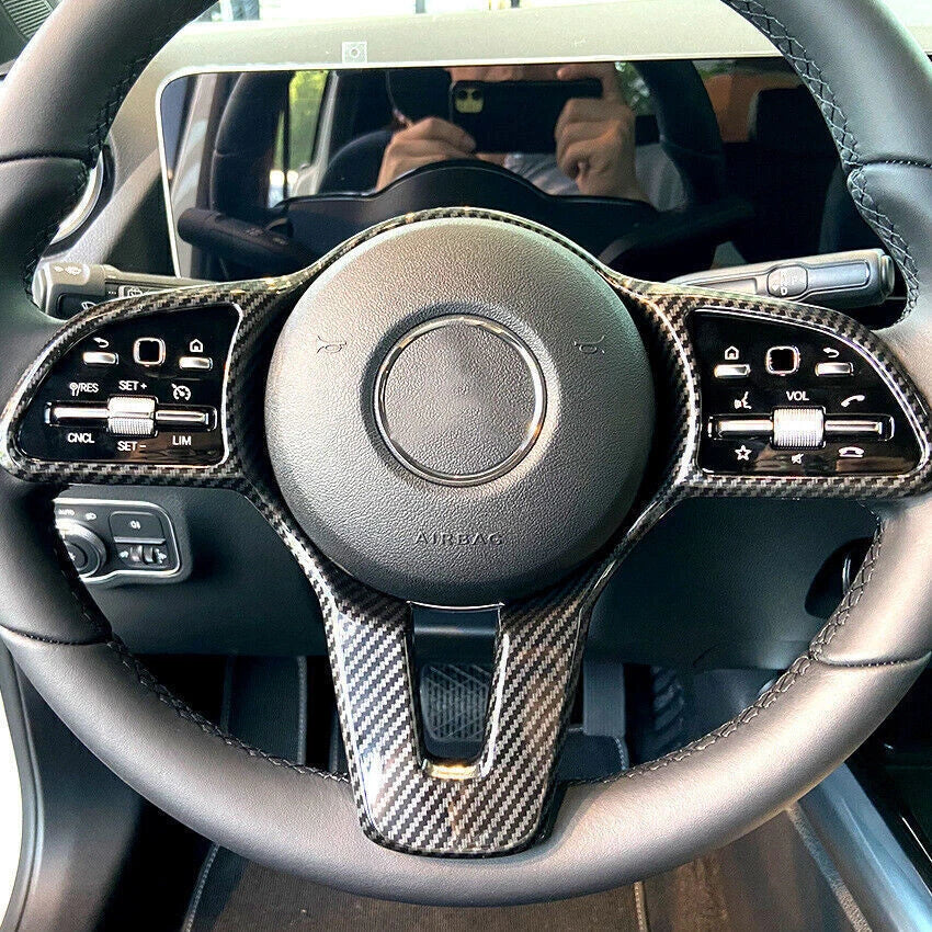 Steering Wheel Cover for Mercedes Benz A Class W177 A180 A200 A220 (2019-23)