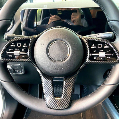 Steering Wheel Cover for Mercedes Benz A Class W177 A180 A200 A220 (2019-23)