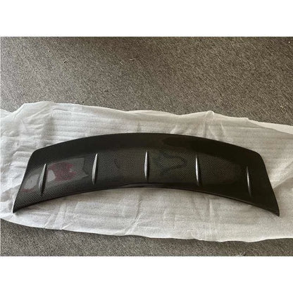 Carbon Fiber Add-on Rear Spoiler Blade Cover for Nissan GTR R35 2008-2015