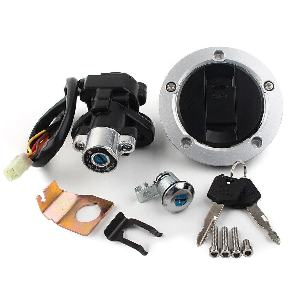 Ignition Switch Lock & Fuel Gas Cap Set for Suzuki GSXR1000 SV1000 SV650