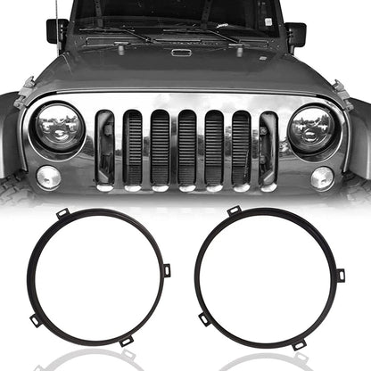 7" Headlight Mount Bracket Ring for Jeep Wrangler JK (2007-2018)