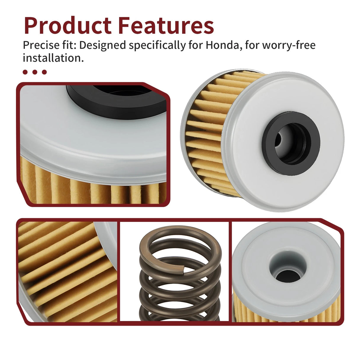 5x Oil Filter O-Ring Spring for Honda CRF150R CRF150RB (2007–2024)