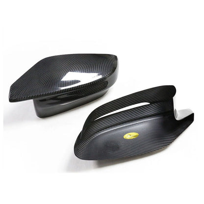 Dry Carbon Fiber Rear Side Mirror Covers for BMW M3 M4 G80 G82 G83 (2021-2023)