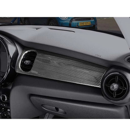 Carbon Fiber Instrument Dashboard Panel Trim for Mini Cooper F55 F56 F57 2022-24