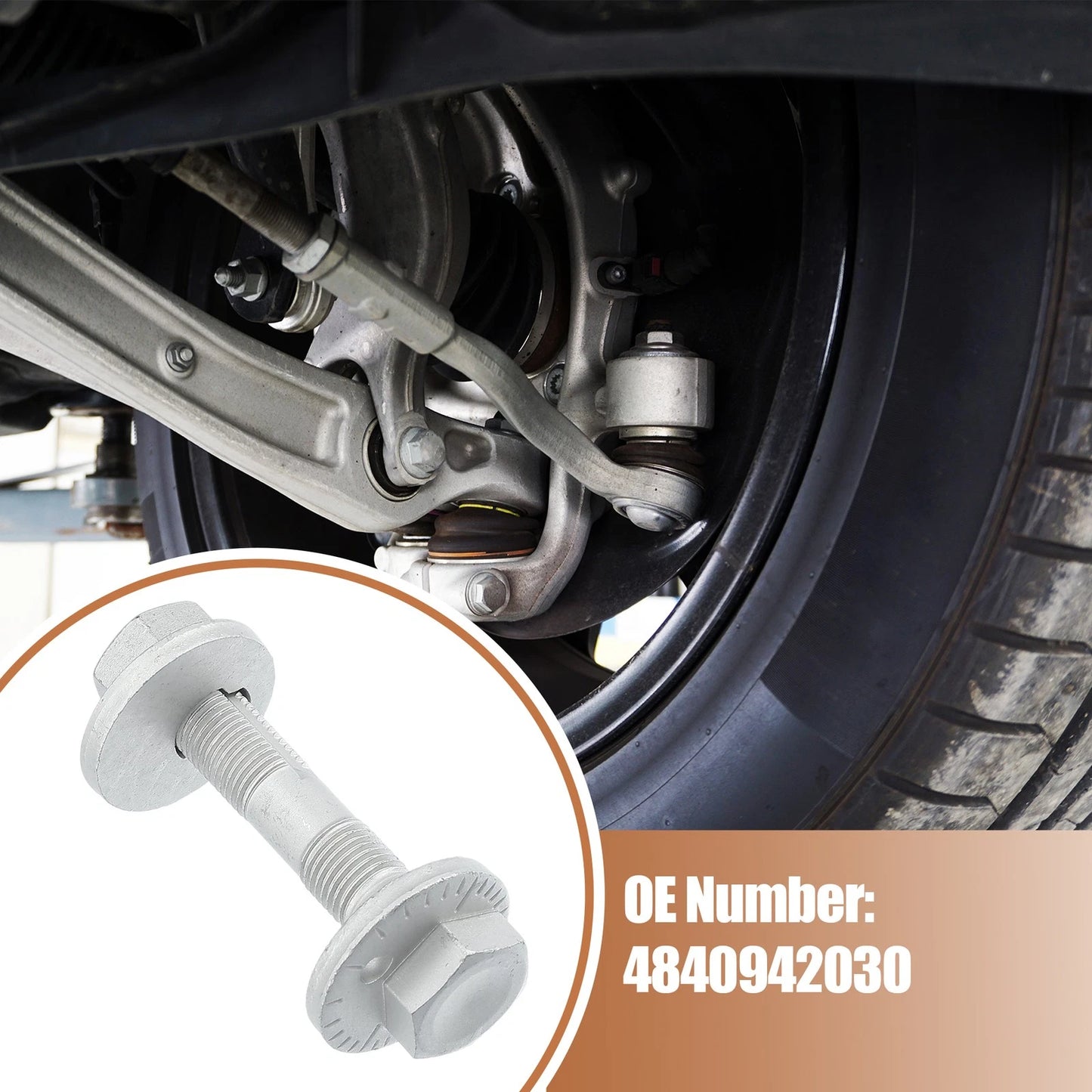 Eccentric Alignment Camber Bolts for Toyota RAV4 (2010-2018)