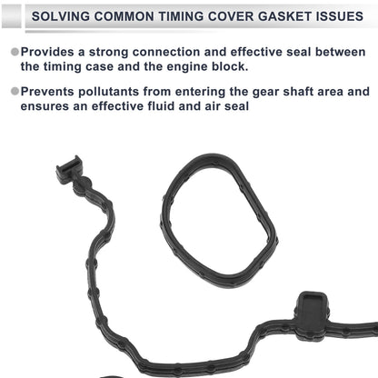 Timing Cover Gasket Set for Chrysler Dodge 3.6L V6 (2011-2021)