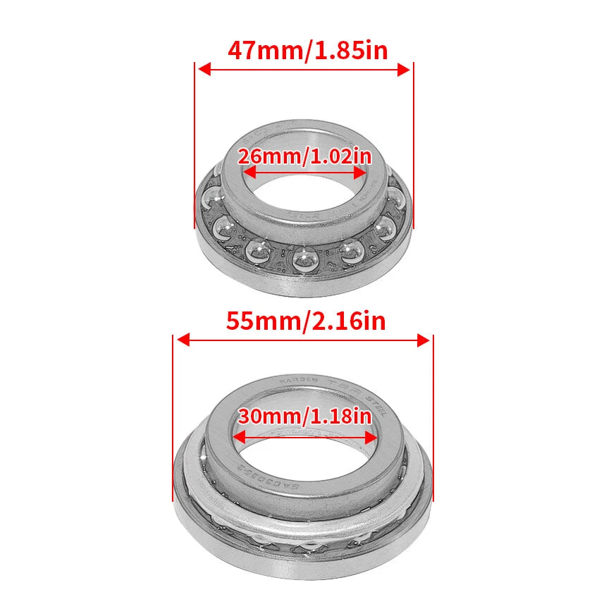 Steering Head Bearing Kit for Honda VF700C Magna, PC800, ST1300, VFR800, ST1100 (1982-2009)