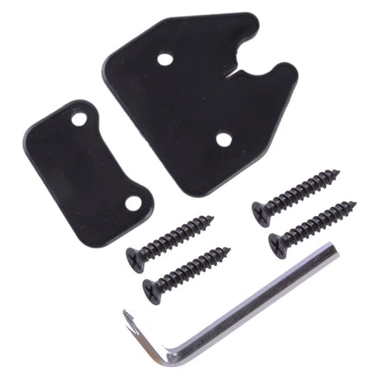 Black Sun Visor Clips Repair Kit for Dodge Ram 1500 Truck (2019-2022)