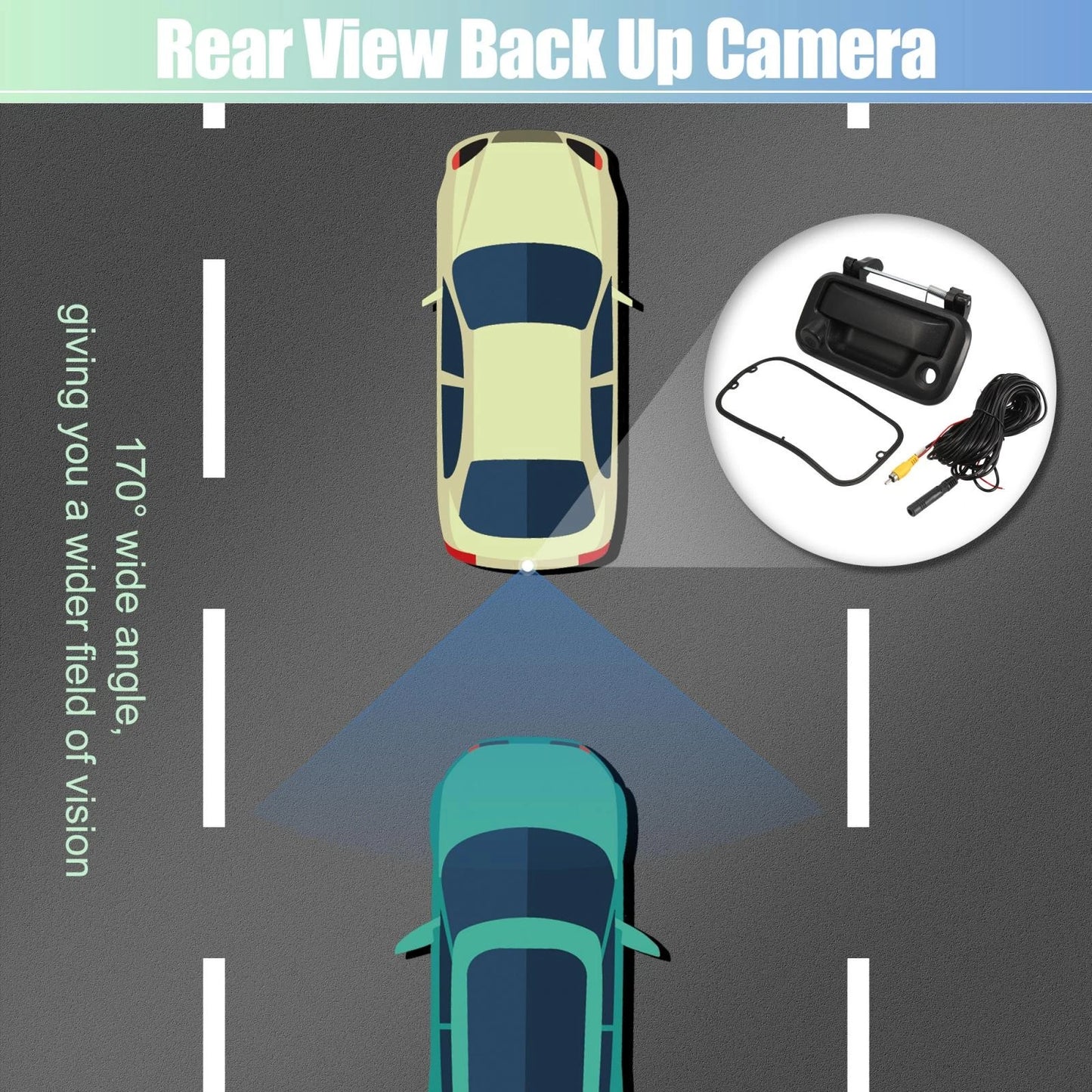 Rear View Back Up Camera Set for Ford F-150 (2004-2013)
