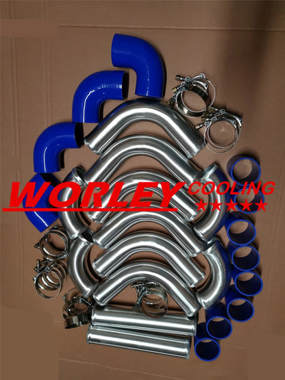 450x300x70mm Intercooler + 76mm 3" Piping & Silicone Hose for NSW