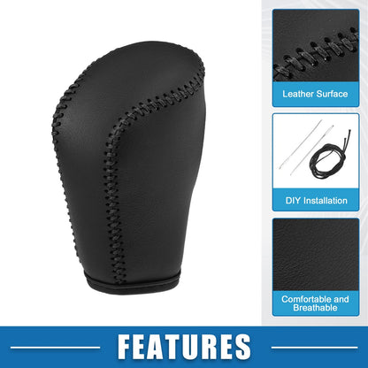 Faux Leather Gear Shifting Knob Cover for Mazda 3 Hatchback (2019-2021)