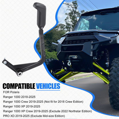 Matte Black Cast Shift Lever for Polaris Ranger 1000 Crew XP PRO XD