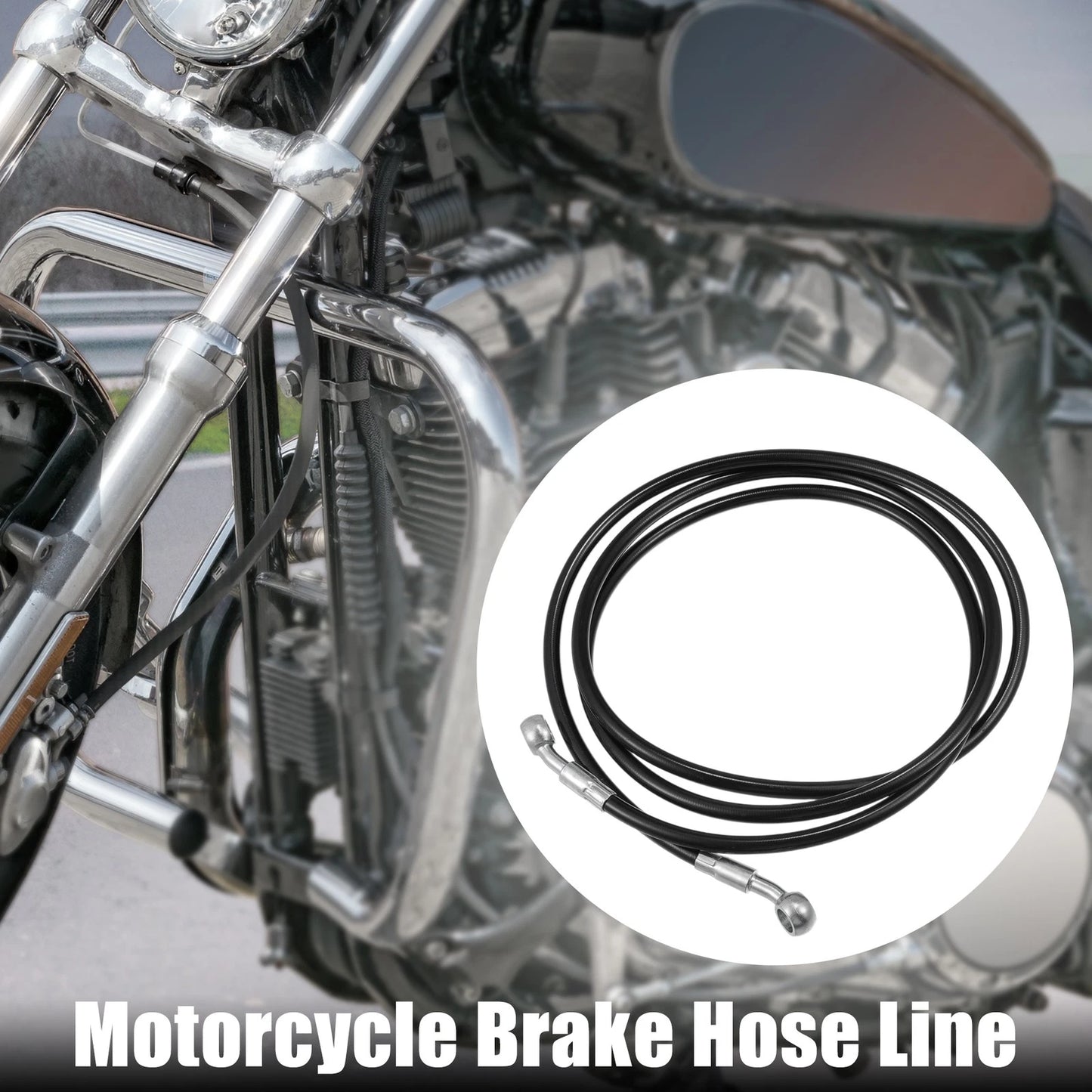 Brake Hose / 180cm / Hydraulic Brake Line Oil Hose Pipe for Motorcycle