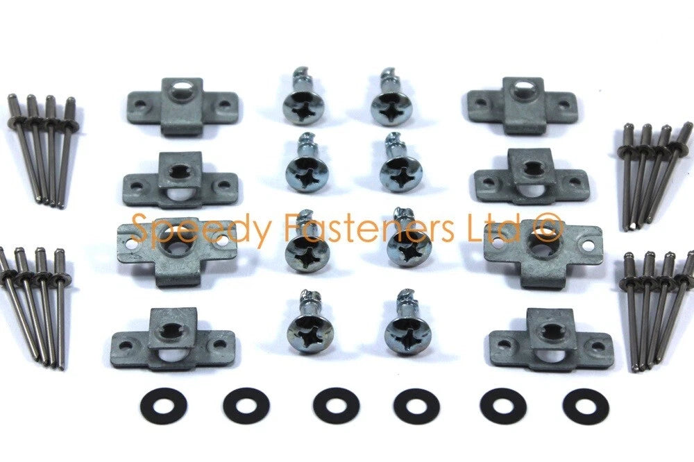 Stainless Fairing Bolt Kit with Dzus Fasteners for Honda VFR750F (1986–1987)