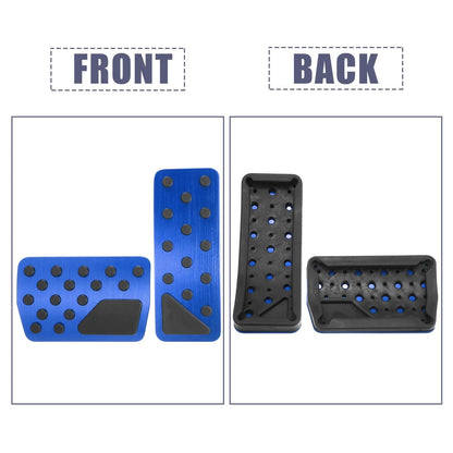 Brake Pedal Pad & Gas Accelerator Cover Blue for Jeep (2011-2021)