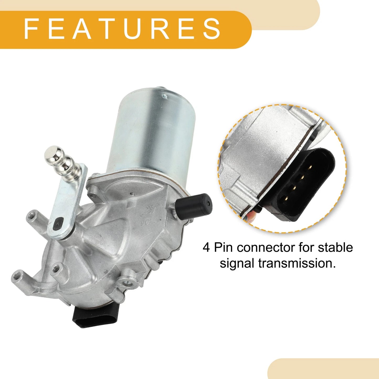 Front Windshield Wiper Motor for Land Rover LR2 (2008-2013)