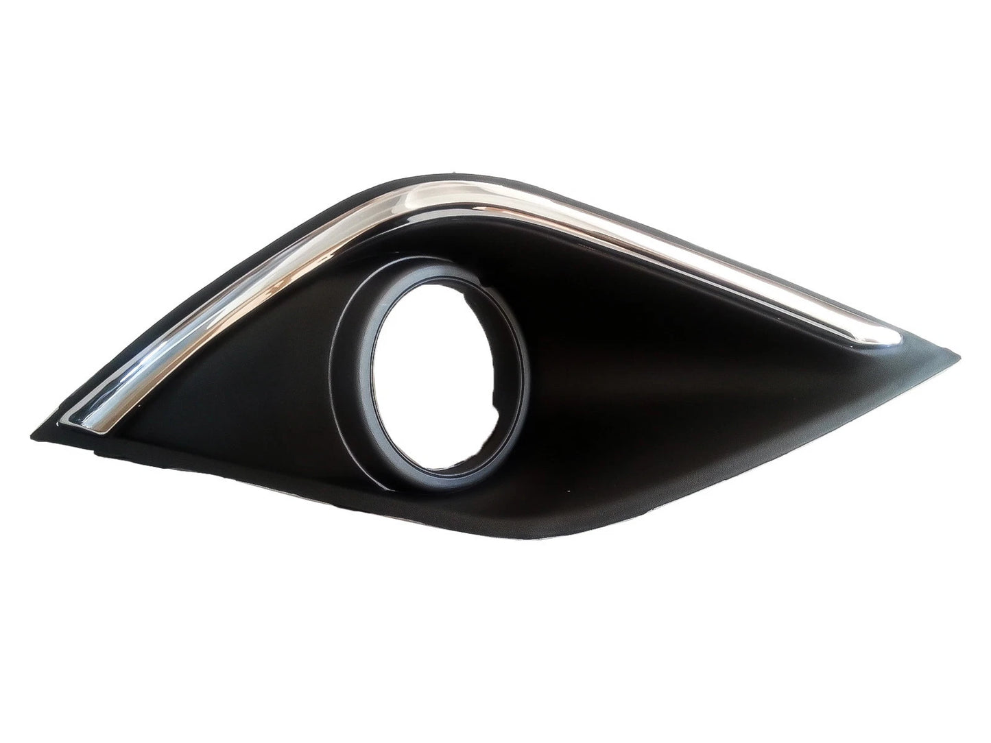 Aftermarket Right Front Bar Grille with Fog Light Mount & Chrome Trim
