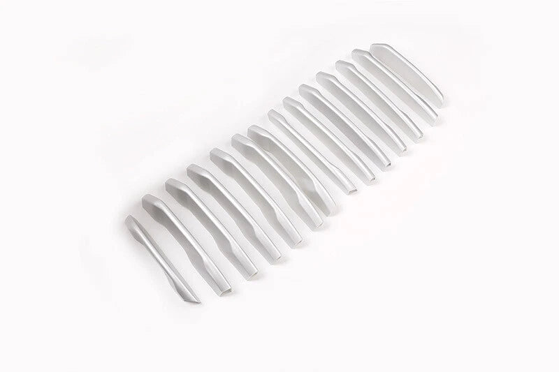 14pcs Car Chrome Front Grill Strip Grille Bar Cover Trim Fit For BMW X5 2019
