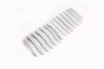 14pcs Car Chrome Front Grill Strip Grille Bar Cover Trim Fit For BMW X5 2019