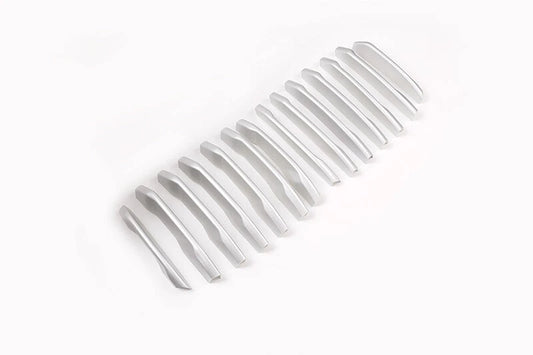 14pcs Car Chrome Front Grill Strip Grille Bar Cover Trim Fit For BMW X5 2019