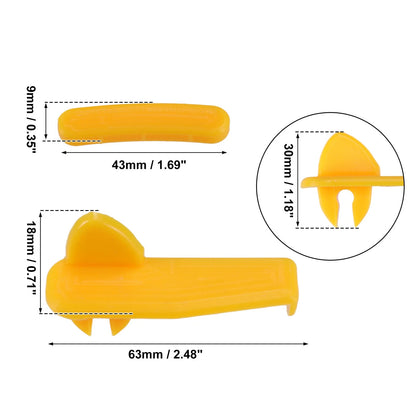 5 Set Tire Changer Demount Head Plastic Insert 2.48x0.71x1.18 for Motorcycle