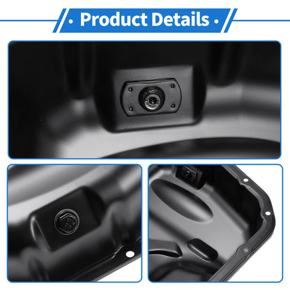 Engine Oil Pan for Toyota Highlander 2009-2019 - 1 x Iron Black