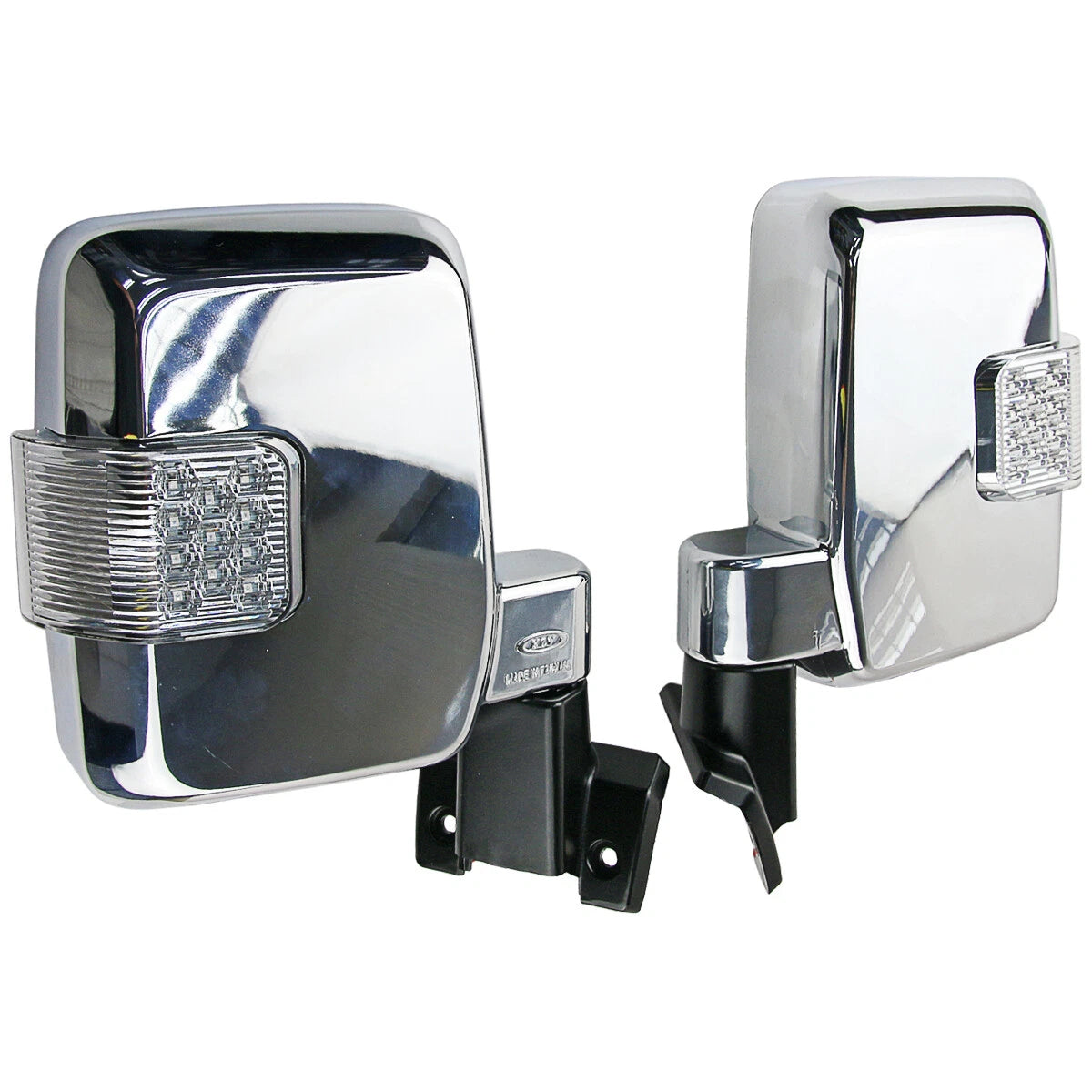 Chrome Electric Door Side Mirror w/ LED for Toyota Land Cruiser 70 (1984-)