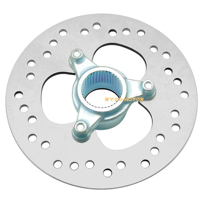 Rear Brake Rotor Disc & Hub for Honda TRX450ER/TRX450R (2004–2014)