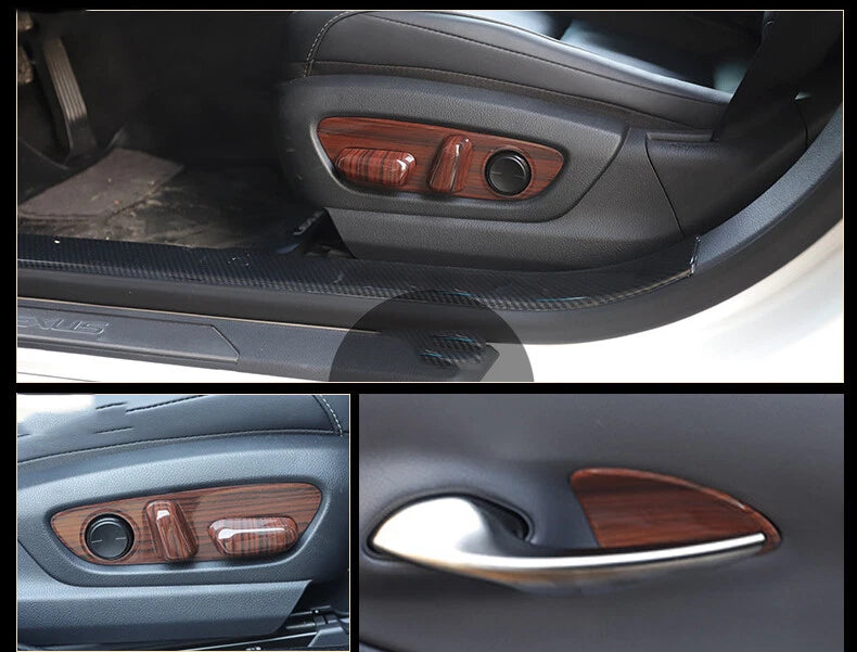 23x ABS Wood grain Interior Accessories Kit Cover for Lexus ES350/300h/250 (2019–2022)