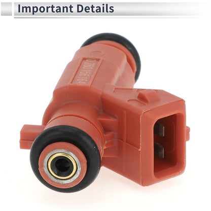Fuel Injector for Honda Fit 1.4 8V (2003-2008) - 1 x No.16450-PWH-M01 Red