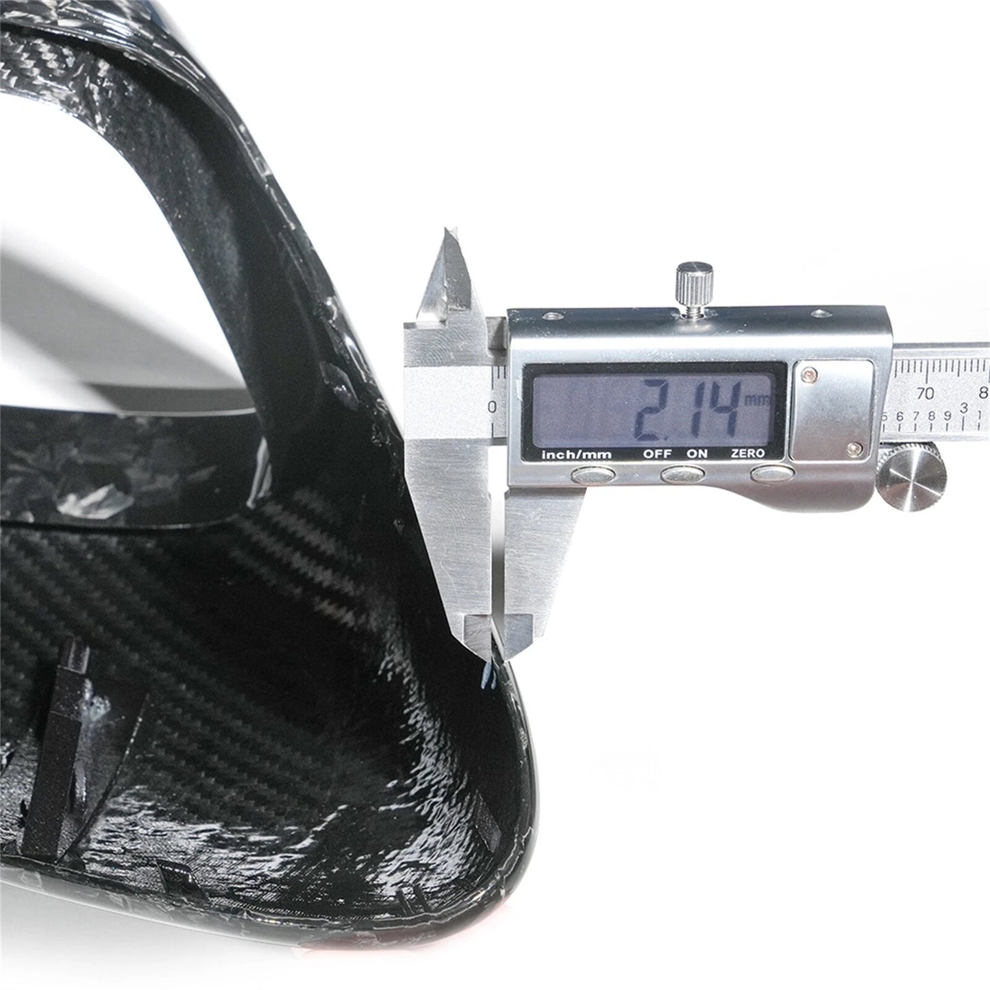 Rear Side Mirror Cover for Porsche Taycan (2020-2023) Forged Carbon Fiber