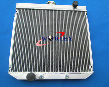 3 Row Aluminum Radiator + Fan for Ford XY XW 302 GS GT 351 Cleveland (1969-1972)