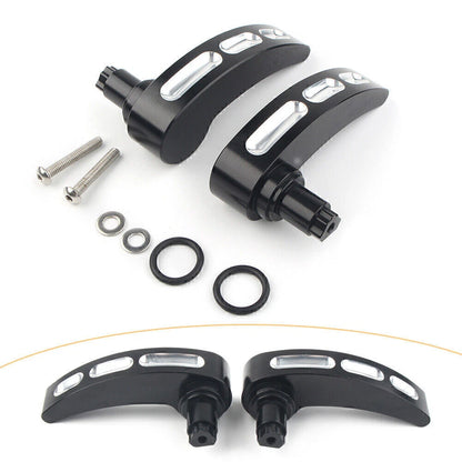 2 x Black Saddlebag Lid Lifter Latch Levers for Harley Road Glide (2014-2017)