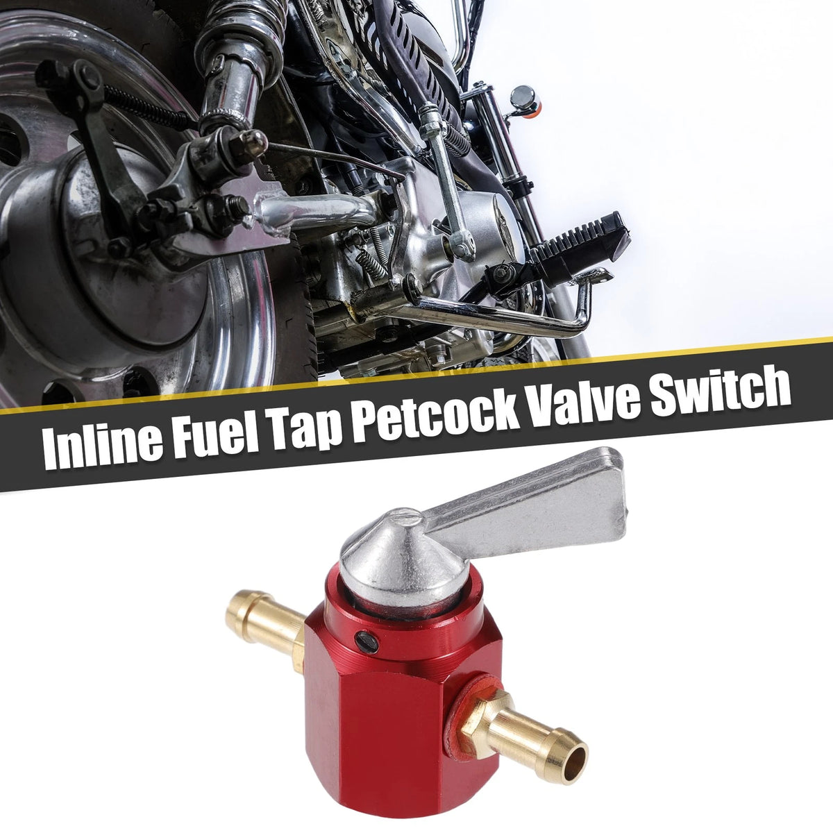 Fuel Tap Petcock Valve Switch 6mm for Motorcycle Go Kart
