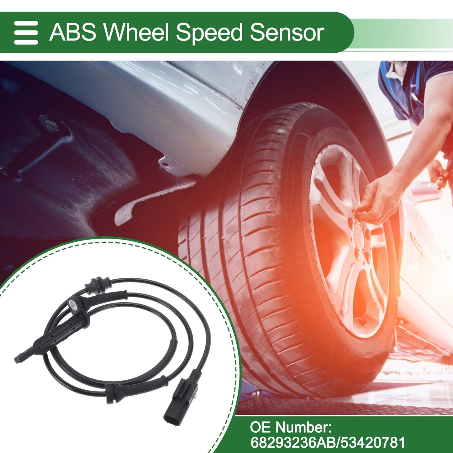 ABS Wheel Speed Sensor for Jeep Compass (2017-2022) 1 Pc