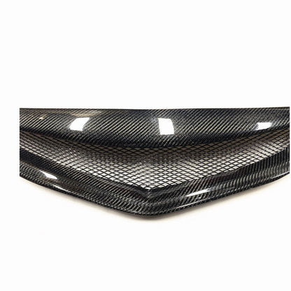 Front Bumper Grille for 2006-2010 Mazda 6 Black Carbon Fiber Honeycomb