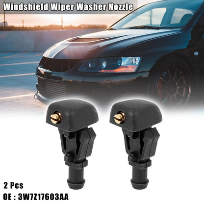 3W7Z17603AA Windshield Wiper Washer Nozzles for Ford F-150, E150, Taurus (2004-2014)