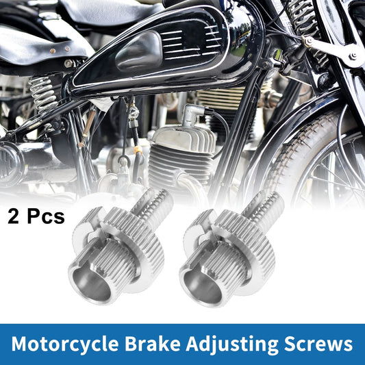 Brake Lever Barrel Adjusters Screws 2 x M8 for Motorcycle