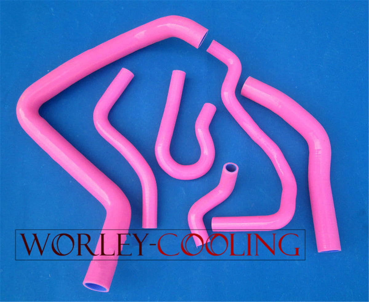 Silicone Radiator Hose for Honda Civic SI EM1 B16A2 VTEC (1992-2000) Pink